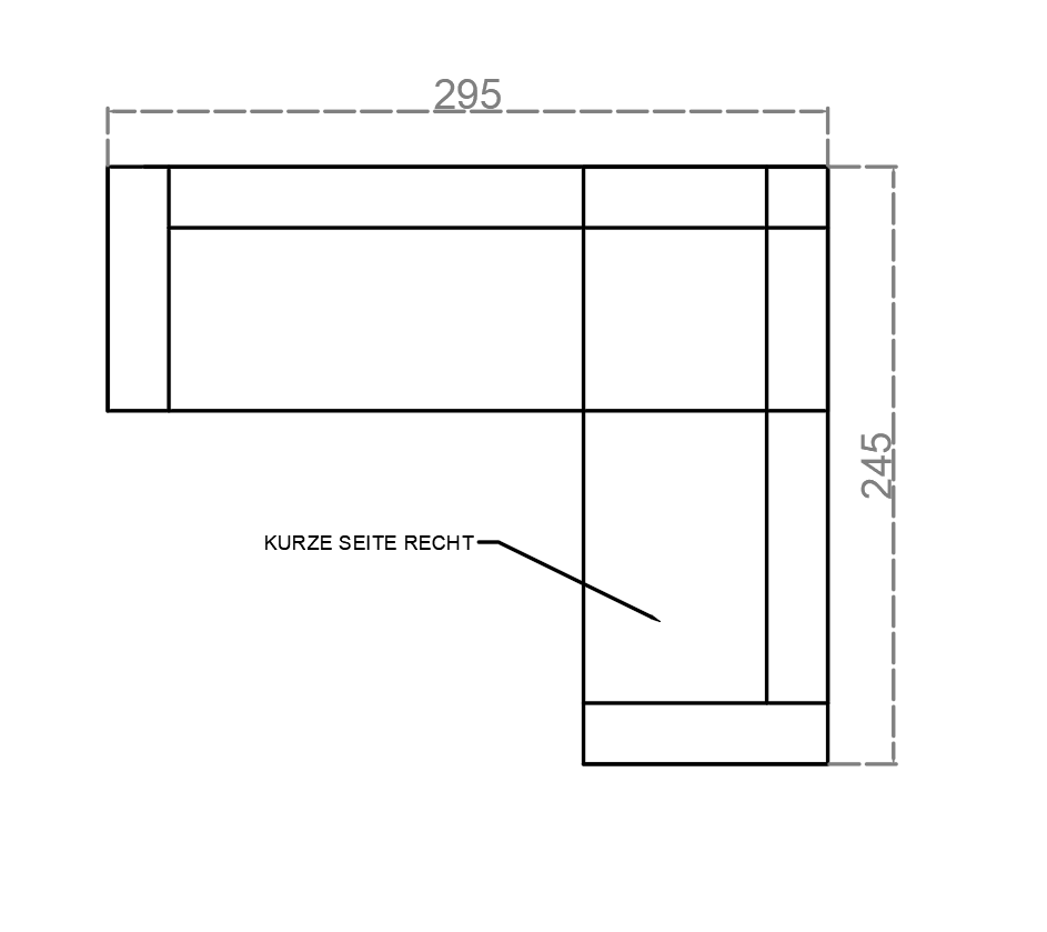 Cube Wohnlandschaft mit Bettfunktion