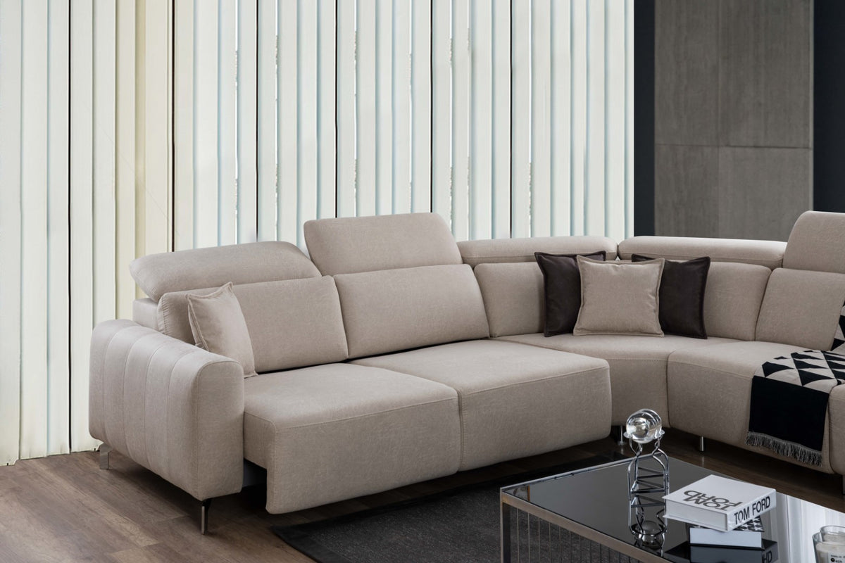 Ecksofa Burgaz – Modernes Design trifft auf Funktionalität