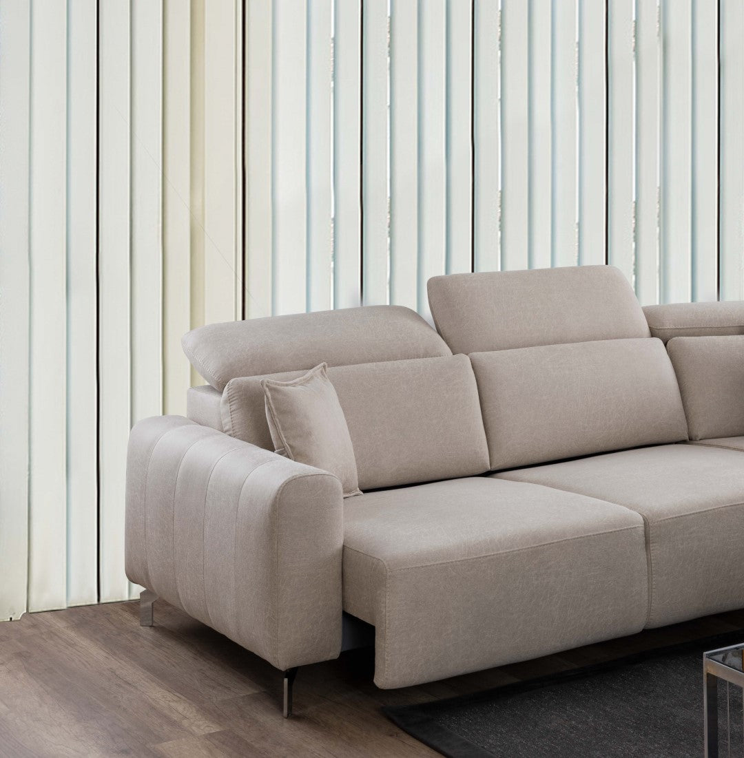 Ecksofa Burgaz – Modernes Design trifft auf Funktionalität