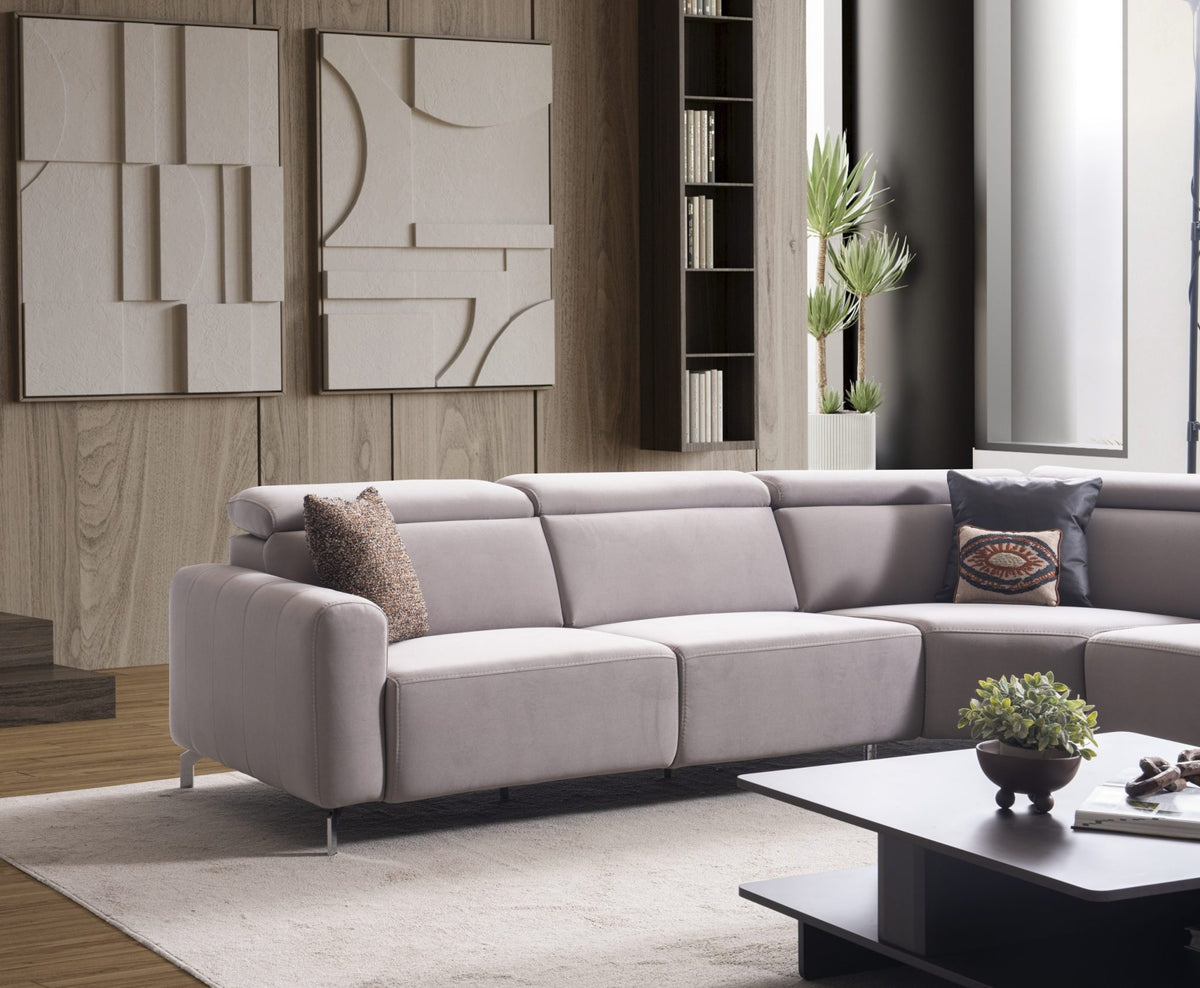 Ecksofa Burgaz – Modernes Design trifft auf Funktionalität