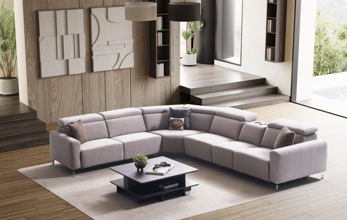 Ecksofa Burgaz – Modernes Design trifft auf Funktionalität