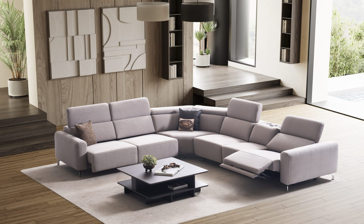 Ecksofa Burgaz – Modernes Design trifft auf Funktionalität