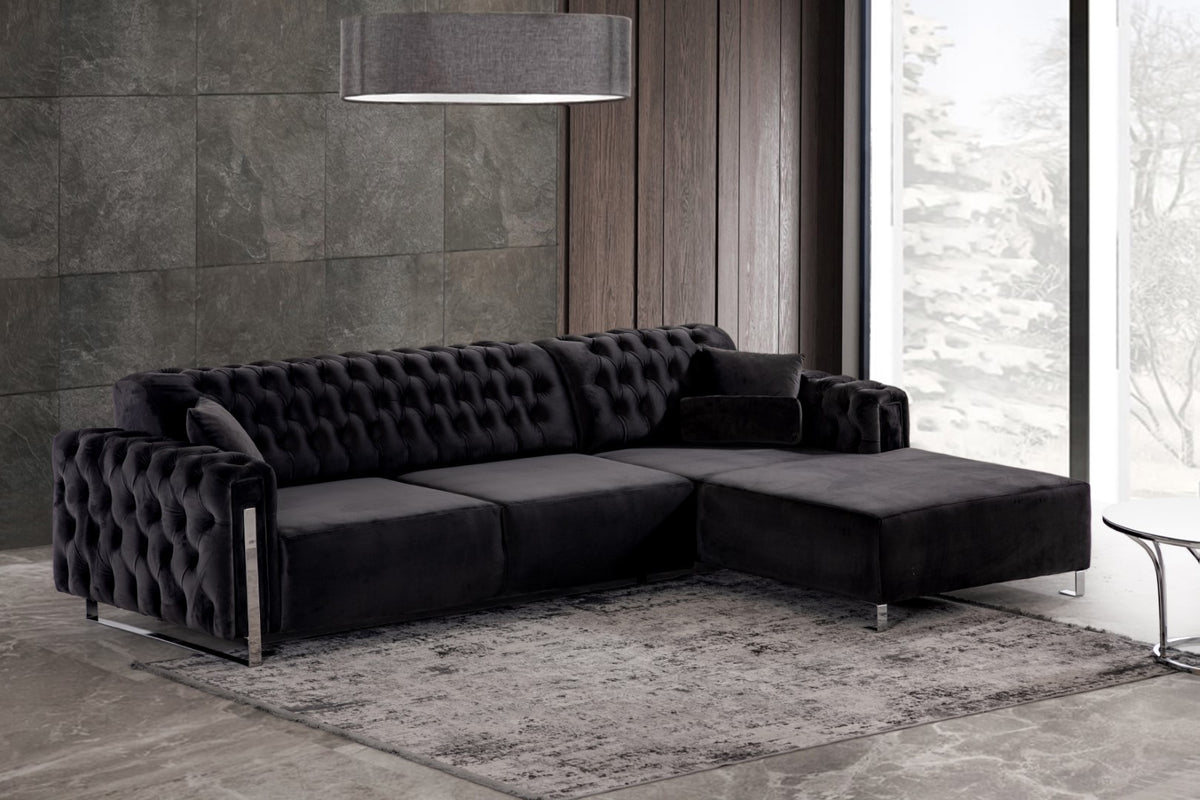 Ecksofa Diesel Mini im Chesterfield-Stil