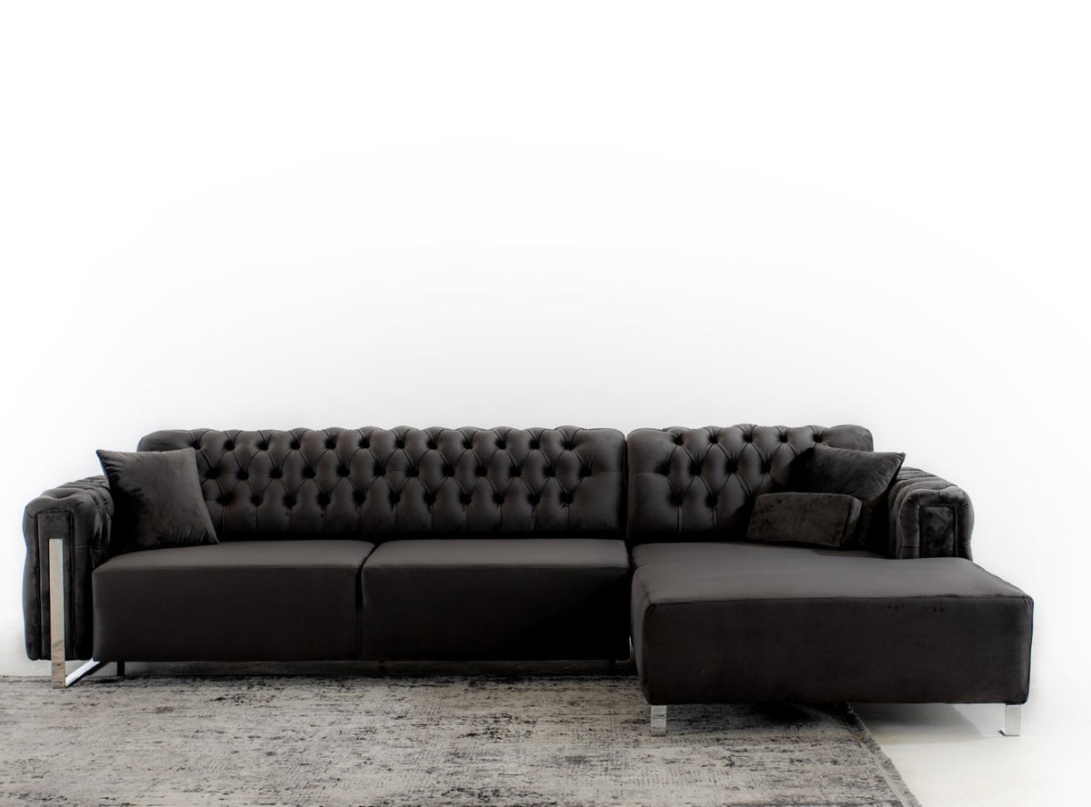 Ecksofa Diesel Mini im Chesterfield-Stil