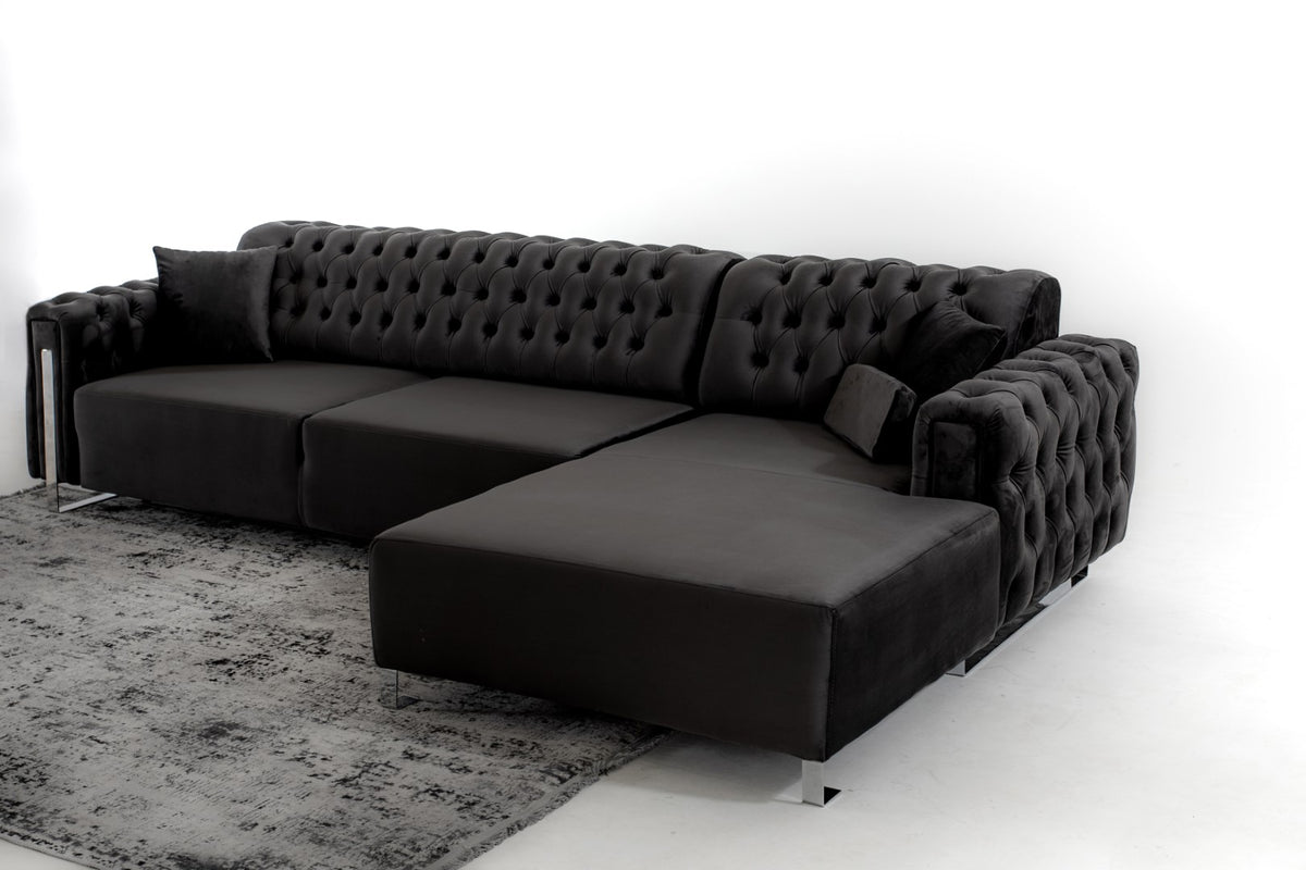 Ecksofa Diesel Mini im Chesterfield-Stil