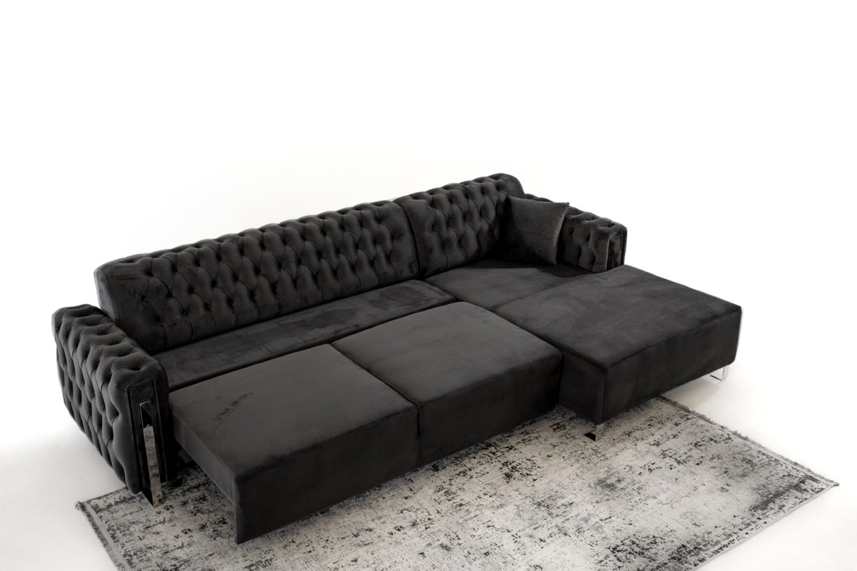 Ecksofa Diesel Mini im Chesterfield-Stil