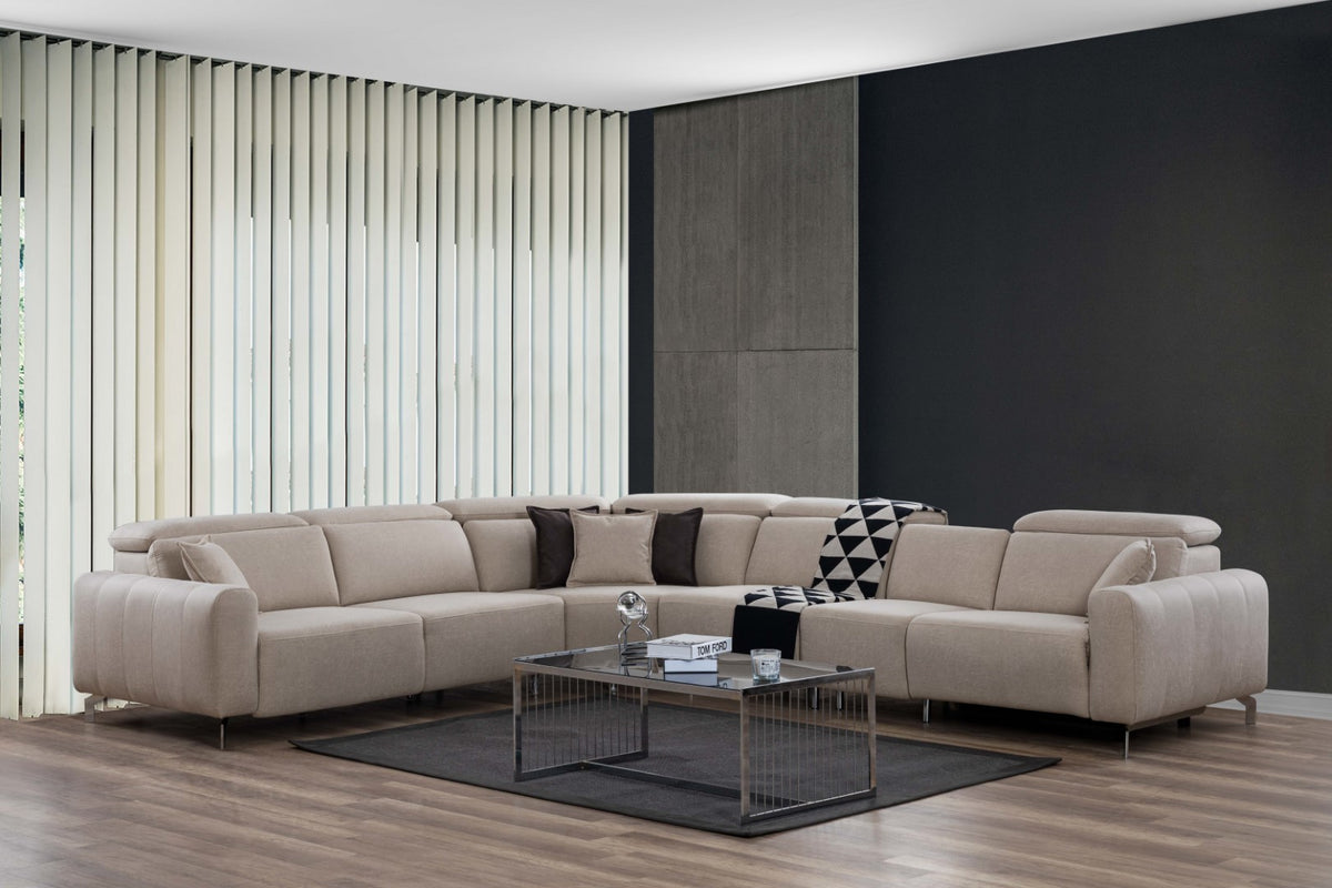 Ecksofa Burgaz – Modernes Design trifft auf Funktionalität